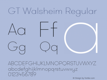 GT Walsheim Regular Version 15.000图片样张
