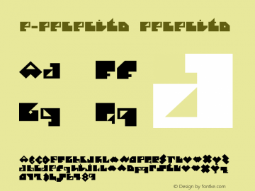 e-Pececito Pececito Version e-Pececito Version 1 Font Sample