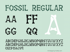 Fossil Regular Print Artist: Sierra On-Line, Inc.图片样张