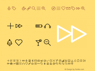 Glyphter Regular Version 1.0 Font Sample