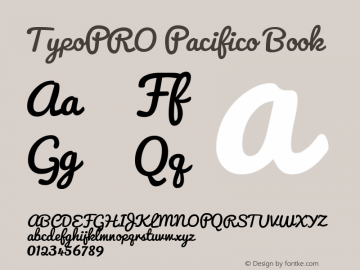 TypoPRO Pacifico Book Version 2.00图片样张
