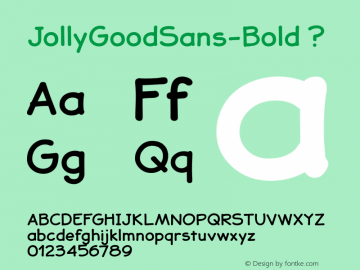 JollyGoodSans-Bold ? Version 1.000;PS 001.000;hotconv 1.0.70;makeotf.lib2.5.58329;com.myfonts.pixilate.jollygood-sans.bold.wfkit2.4bKr图片样张