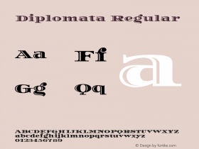 Diplomata Regular Version 1.001图片样张