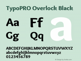 TypoPRO Overlock Black Version 1.001图片样张