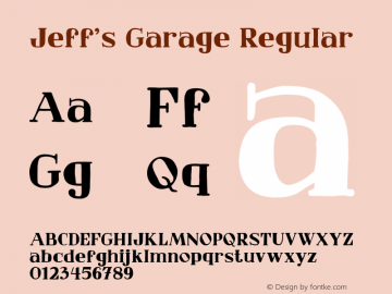 Jeff's Garage Regular Unknown图片样张