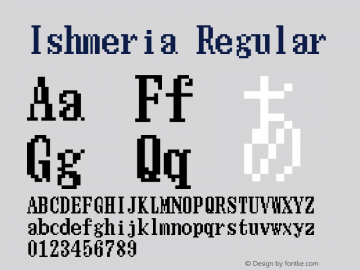 Ishmeria Regular Version 1.0图片样张