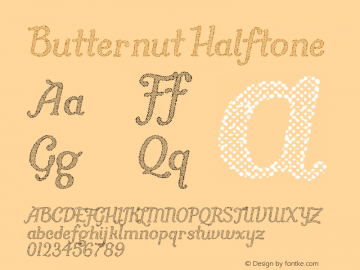 Butternut Halftone Version 1.006 wfr-z图片样张