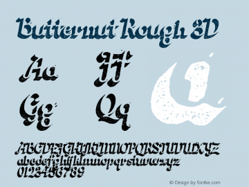 Butternut Rough 3D Version 1.006 wfr-z图片样张