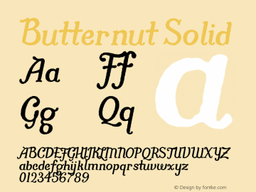 Butternut Solid Version 1.006 wfr-z图片样张