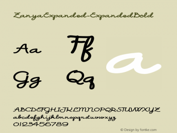 ZanyaExpanded-ExpandedBold ☞ 001.000;com.myfonts.easy.eurotypo.zanya.exp-bold.wfkit2.version.3TzL图片样张