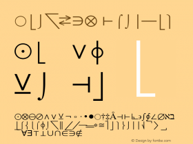 Math-8B Regular Font Version 0.0; Converter Version 1.8图片样张