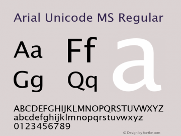 Arial Unicode MS Font Family|Arial Unicode MS-Sans-Serif Typeface.