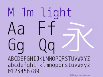 M 1m light Version 1.018图片样张