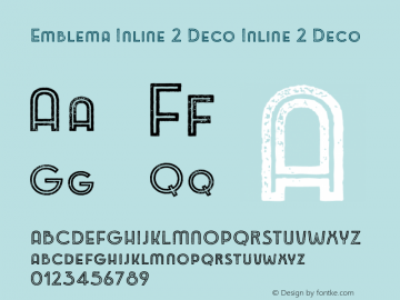 Emblema Inline 2 Deco Inline 2 Deco Version 1.000 2014 initial release图片样张
