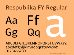 Respublika FY Regular Version 1.002;com.myfonts.easy.fontyou.respublika-fy.regular.wfkit2.version.4f24 Font Sample