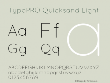 TypoPRO Quicksand Light 1.002图片样张