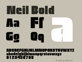 Neil Bold Macromedia Fontographer 4.1 19-5-00图片样张