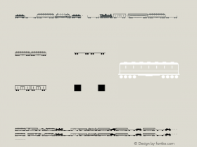 Trains Regular The IMSI MasterFonts Collection, tm 1995, 1996 IMSI (International Microcomputer Software Inc.) Font Sample