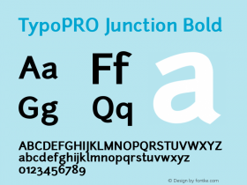 TypoPRO Junction Bold Version 001.001图片样张