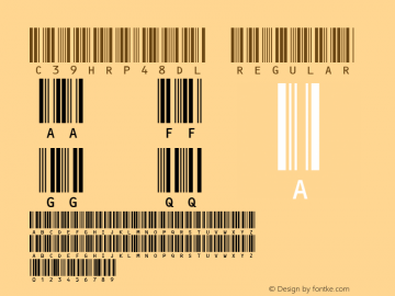 C39HrP48Dl Regular Version 1.000图片样张