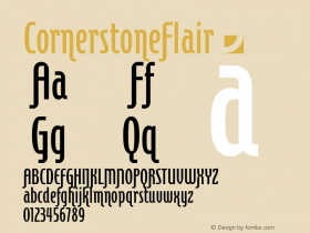 CornerstoneFlair ☞ Version 1.002;com.myfonts.jonahfonts.cornerstone-flair.regular.wfkit2.3NmW Font Sample