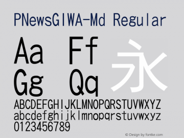 PNewsGIWA-Md Regular Version 004.20 2003/08/30图片样张