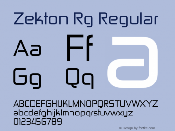Zekton Rg Regular Version 4.000图片样张