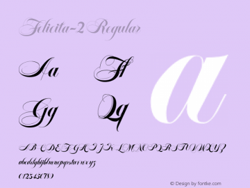 Felicita-2 Regular 001.000;com.myfonts.wiescherdesign.felicita.regular-2.wfkit2.44Yx图片样张