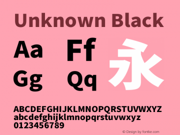 Unknown Black Version 1.0图片样张