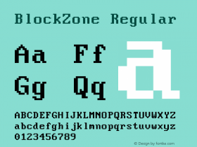 BlockZone Regular Version 1.004图片样张