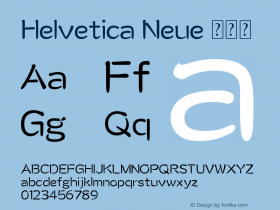 Helvetica Neue 瘦斜体 10.0d35e1 Font Sample