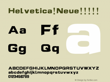 Helvetica Neue 中等斜体 10.0d35e1 Font Sample