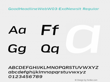 GoodHeadlineWebW03-ExdNewsIt Regular Version 7.504图片样张