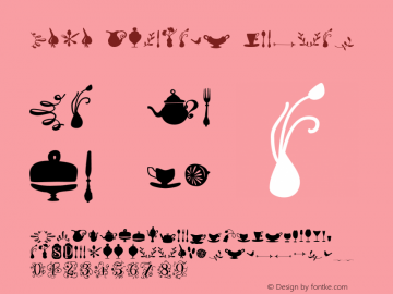 Boho Dingbats Regular 1.000 Font Sample