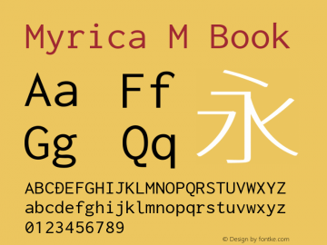 Myrica M Book Version 2.004.20150214图片样张