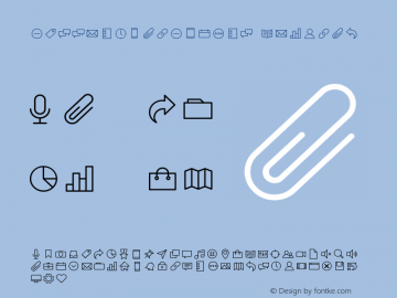 77-Essential-Icons Regular Version 1.0图片样张