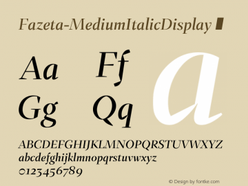 Fazeta-MediumItalicDisplay ☞ 001.000;com.myfonts.easy.adtypo.fazeta.display-medium-italic.wfkit2.version.4kYo Font Sample