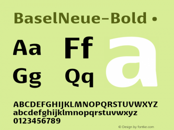 BaselNeue-Bold ☞ Version 1.000 2014 initial release; ttfautohint (v1.1) -l 8 -r 50 -G 200 -x 14 -D latn -f none -w G;com.myfonts.easy.isaco.basel-neue.bold.wfkit2.version.4hMa图片样张
