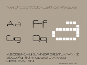 NerdropolW00-Lattice Regular Version 1.00图片样张