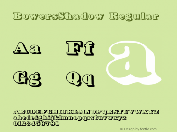 BowersShadow Regular Altsys Metamorphosis:4/30/93图片样张