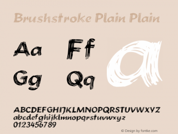 Brushstroke Plain Plain Altsys Metamorphosis:25.10.1993图片样张