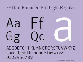 FF Unit Rounded Pro Light Regular Version 7.504; 2010; Build 1020;com.myfonts.easy.fontfont.unit-rounded.pro-light.wfkit2.version.4gNJ Font Sample