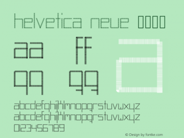 Helvetica Neue 中等斜体 10.0d35e1 Font Sample