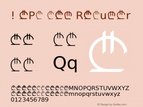 ! BPG GEL Regular Version 1.001 2014 Font Sample