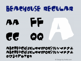 Beachouse Regular 001.000 Font Sample