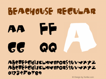 Beachouse Regular 001.000图片样张