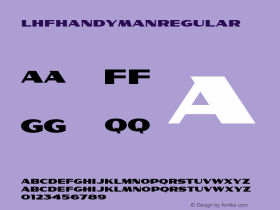 LHFHandymanRegular ☞ (1.0) #Licence#;com.myfonts.easy.letterheadfonts.lhf-handyman.regular.wfkit2.version.4nBG图片样张