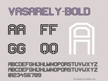 Vasarely-Bold ☞ Version 1000;com.myfonts.easy.b2302.vasarely.bold.wfkit2.version.3ZAB图片样张