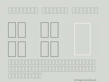 TofuFont Regular Regular 0.22图片样张