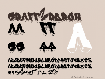 Graff3rdRow ☞ Version 001.000;com.myfonts.easy.ic-fonts.graff3rdrow.regular.wfkit2.version.459q Font Sample